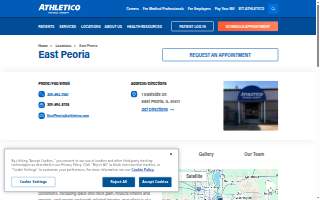 Athletico Physical Therapy - Peoria Heights of East Peoria website