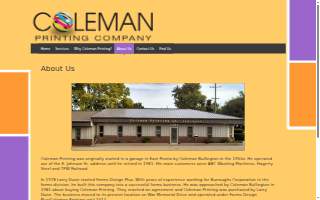 Coleman Printing Company of East Peoria website