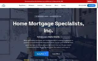 Home Mortgage Specialists, Inc. website