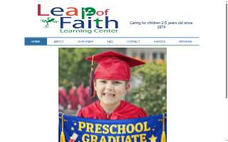 Leap of Faith Learning Center website