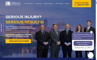 LeFante Law Offices, P.C. - Peoria website