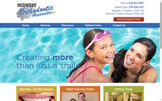 Midwest Orthodontic Associates of East Peoria website