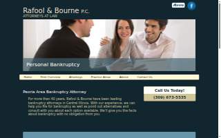 Rafool & Bourne Attorneys At Law of Morton website