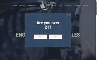Bluewood Brewing website