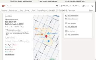 Walgreens of East St. Louis website