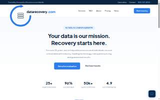 Datarecovery.com, Inc. website