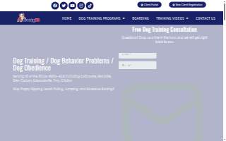 Kranky K9 Dog Training website