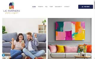 LJC Partners Property Management website