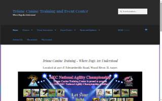 Triune Canine Training And Event Center of Edwardsville website