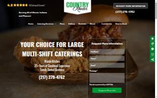 Country Rhodes Catering website