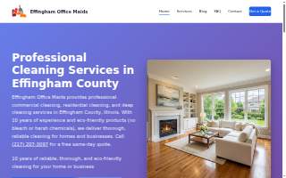 Effingham Office Maids website