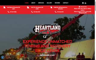 Heartland Towing & Recovery website