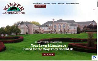 Kiefer Landscaping LLC website