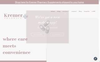 Kremer Pharmacy website