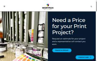 Wortman Printing Company website