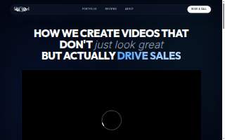 Blue Eyed Visuals website
