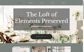 Elements Preserved Vintage Rental website