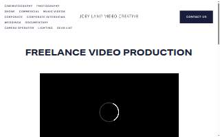 Joey Lamp Video Creative website