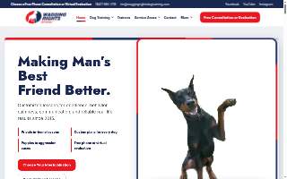 Wagging Rights Dog Training website