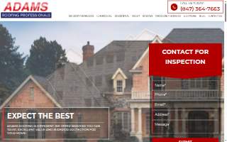 Adams Roofing Professionals, Inc website
