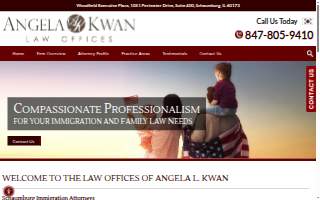 Angela Kwan Law Offices of Roselle website