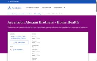 Ascension Alexian Brothers - Home Health website