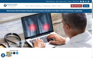 Barrington Orthopedic Specialists website