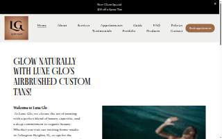Luxe Glo, LLC website