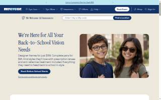MyEyeDr. of Elk Grove Village website