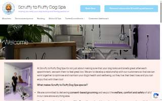 Scruffy to Fluffy Dog Spa of Elk Grove Village website