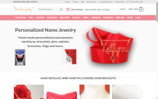 Wire Name Jewelry website