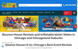 Bounce Houses R Us of Elmhurst website