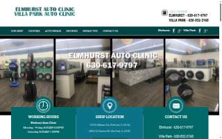 Elmhurst Auto Clinic website