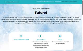 Elmhurst Master Electrician website