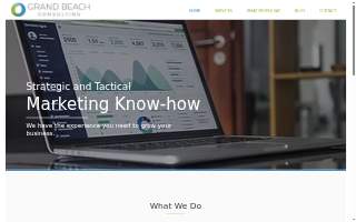 Grand Beach Consulting website