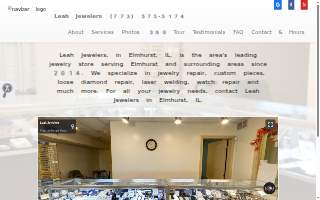 Leah Jewelers website