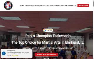 Park's Champion Taekwondo website