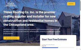 Tilden Roofing Co. Inc. website
