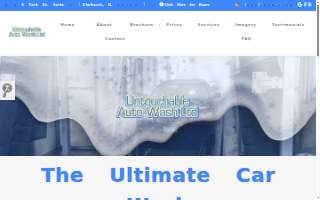 Untouchable Auto Wash Ltd website