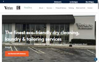 Verlare Cleaners website