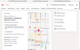 Walgreens Pharmacy of Elmhurst website