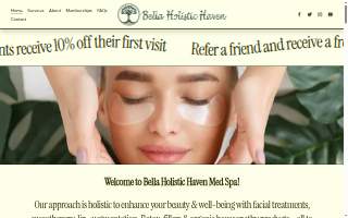 Bella Holistic Haven website