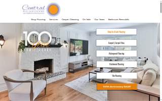 Central Rug and Floors website