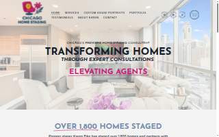 Chicago Home Staging website