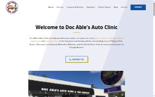 Doc Able's Auto Clinic, Inc. website