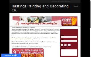 Hastings Painting & Decorating website