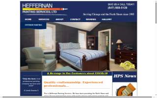 Heffernan Painting Services, Ltd. website