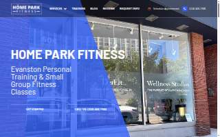 Home Park Fitness website