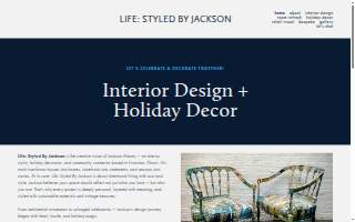 Life Styled by Jackson website