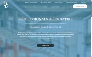 Professionals Associated Survey of Evanston website